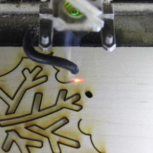 Laser Cutting Maple Leaf Ornaments