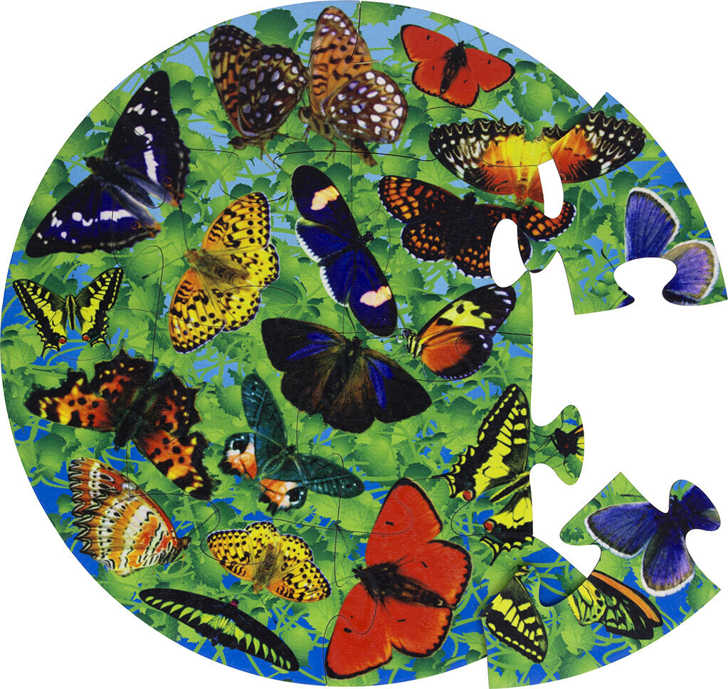 Butterflies Shaped Jigsaw Puzzle — Maple Landmark