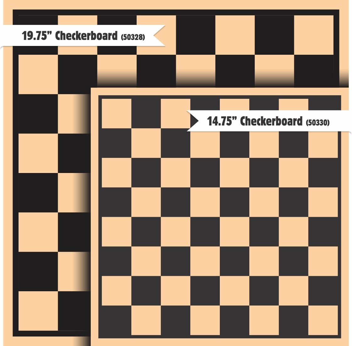 19.75" Basic Checkerboard — Maple Landmark