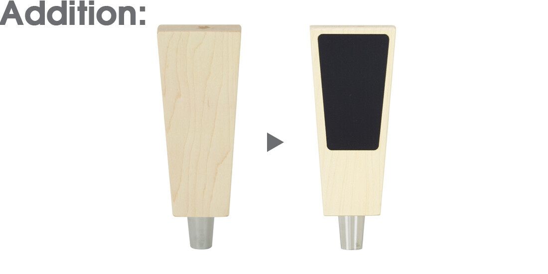 6.5" Tapered Solid Maple Tap Handle — Maple Landmark