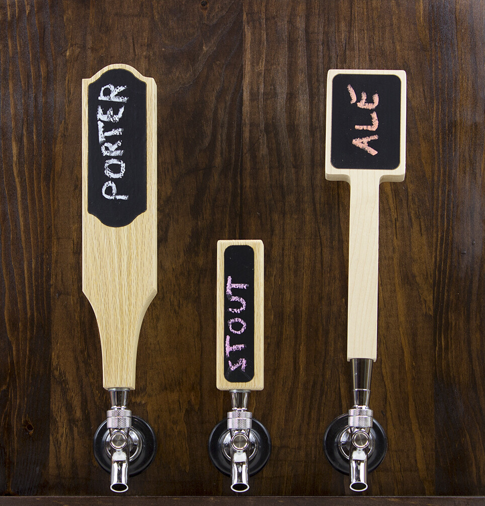 11" Classic Oak Chalkboard Tap Handle — Maple Landmark