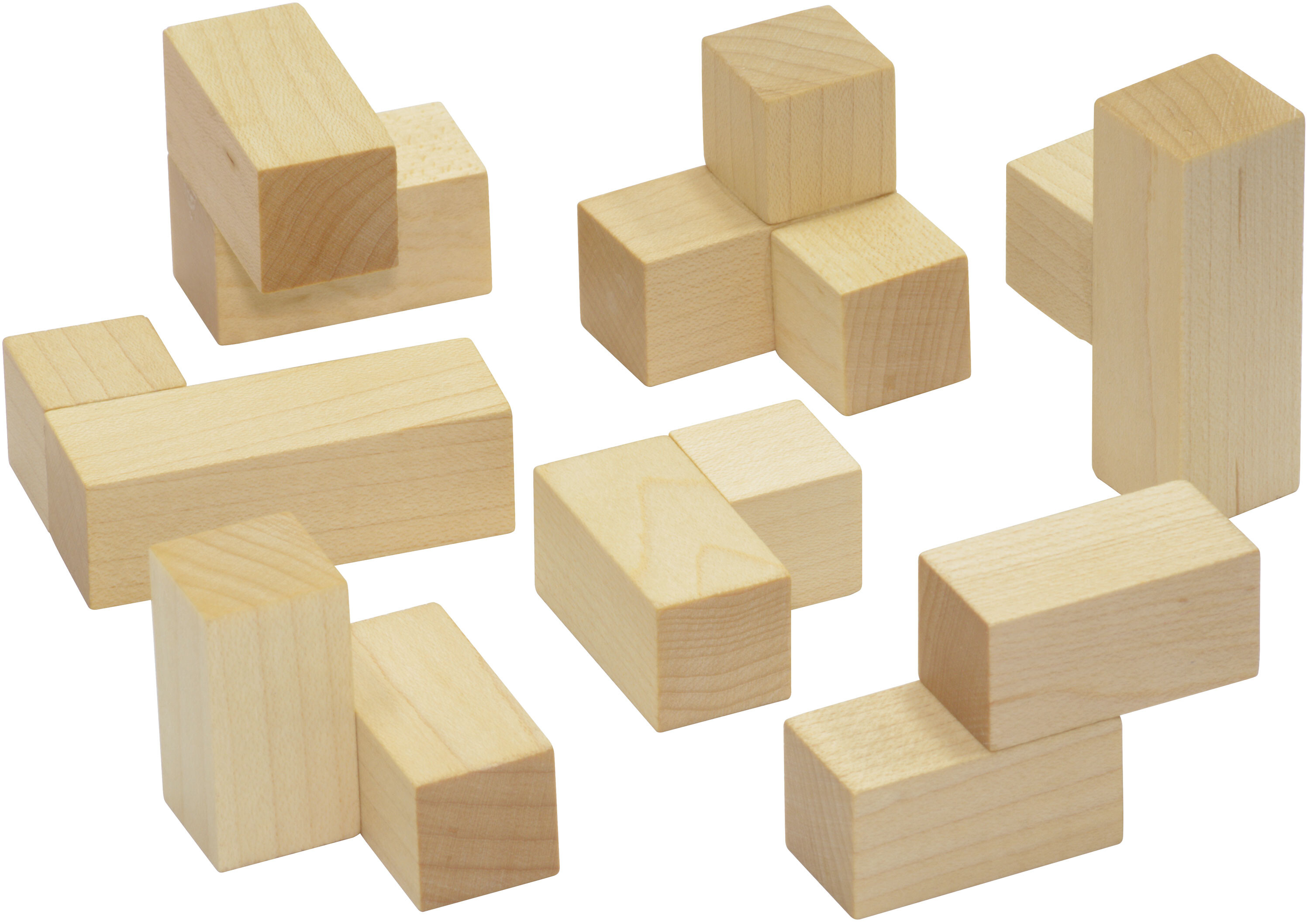 Soma wooden shop cube puzzle