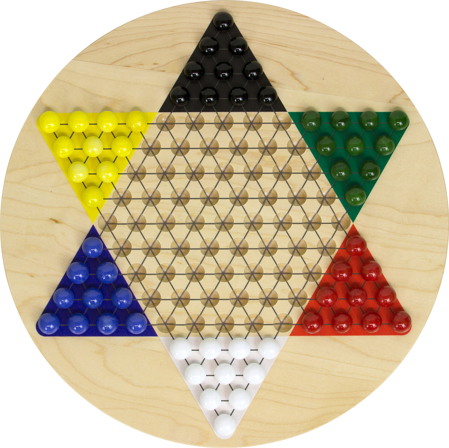 Maple Landmark Marbles for Chinese Checkers 60 PC 10 Each of 6 Colors Made for sale online 