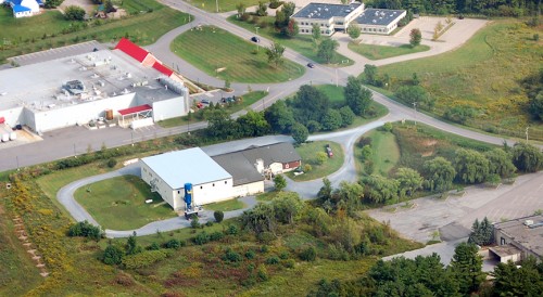 Maple Landmark from the air